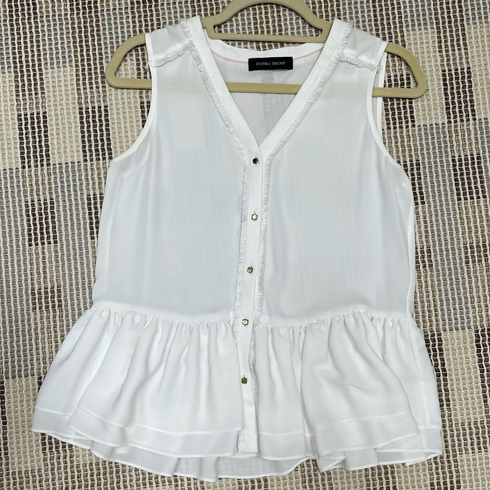 White ivanka Trump top